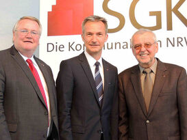 Reinhard Jung, Frank Baranowski und Peter Susel (von links nach rechts)